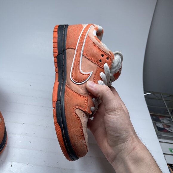 Concepts x Nike Dunk Low SB Orange Lobster - Size 4 US - FD8776 800 - Picture 10 of 16